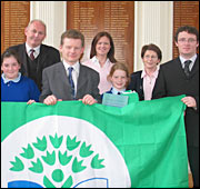 Representatives from Presentation Convent NS, Castlecomer at the An Taisce Green Schools Awards Ceremony